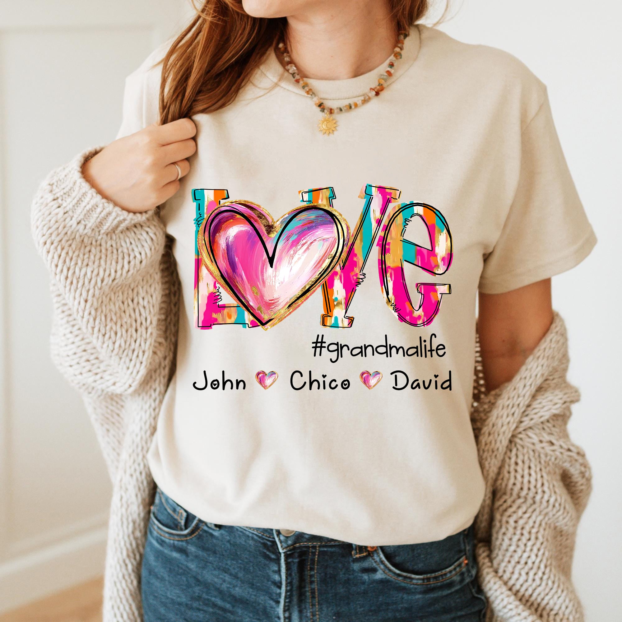 Love Grandmalife - Gigi Custom Shirt - Custom Shirt For Nana Mimi NA04 Tm01
