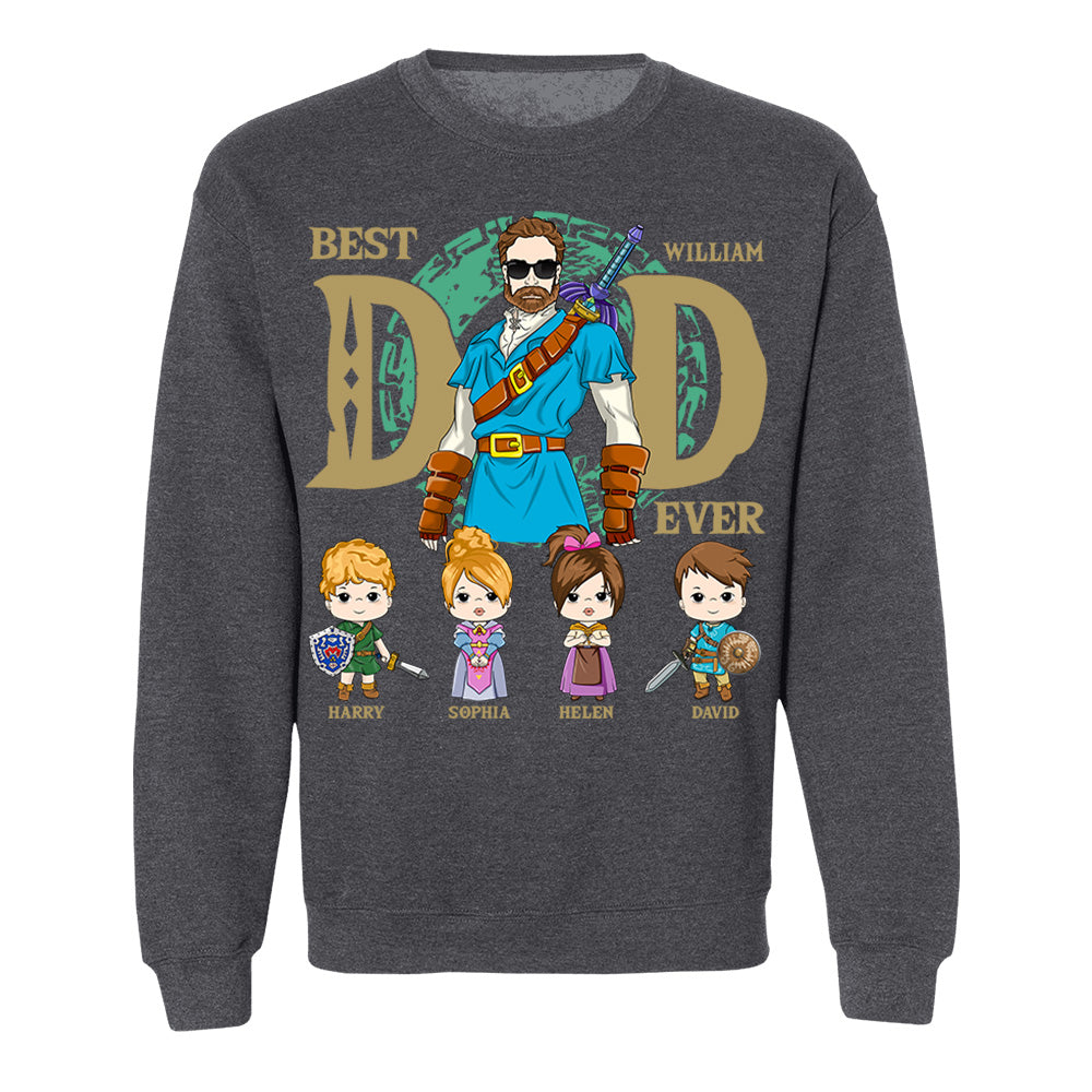 Best Dad Ever - Personalized Shirt Gift For Dad DO98