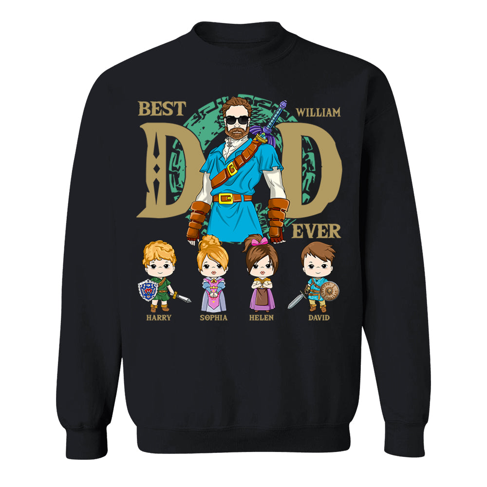 Best Dad Ever - Personalized Shirt Gift For Dad DO98