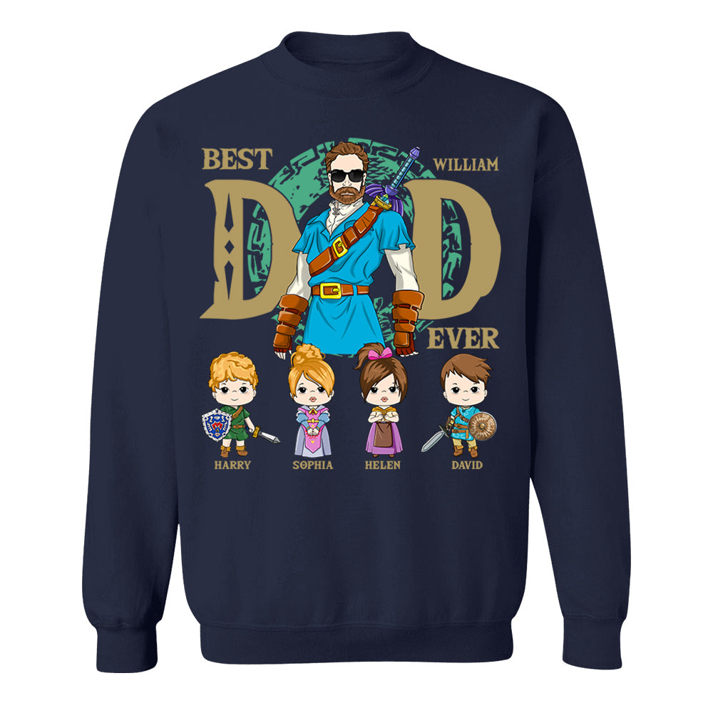 Best Dad Ever - Personalized Shirt Gift For Dad DO98
