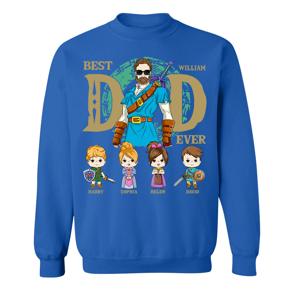 Best Dad Ever - Personalized Shirt Gift For Dad DO98