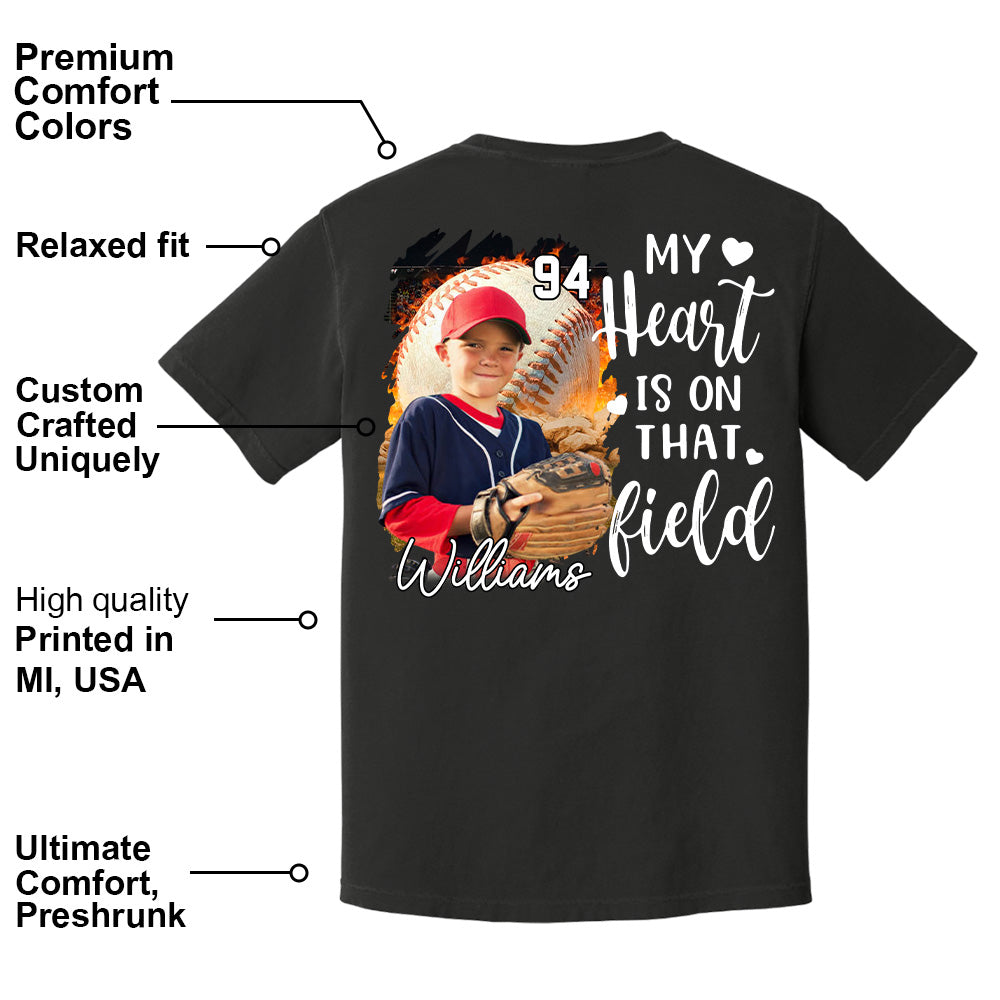 Baseball Mom Shirt, Personalized Baseball Shirt, Gift For Baseball Lover Tu24
