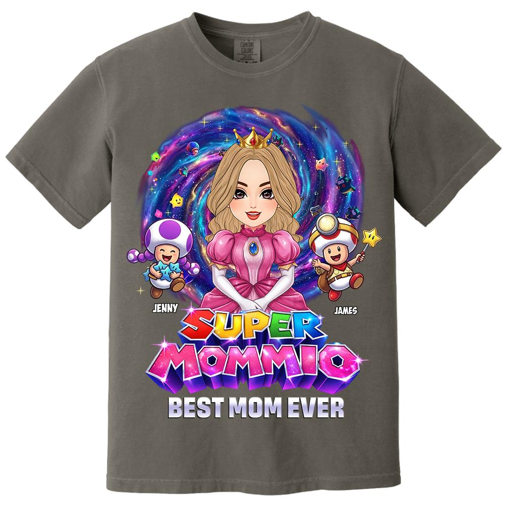 Super Mommio Best Mom Ever Custom Shirt, Gift For Mom, Mother's Day L0411 Hv01
