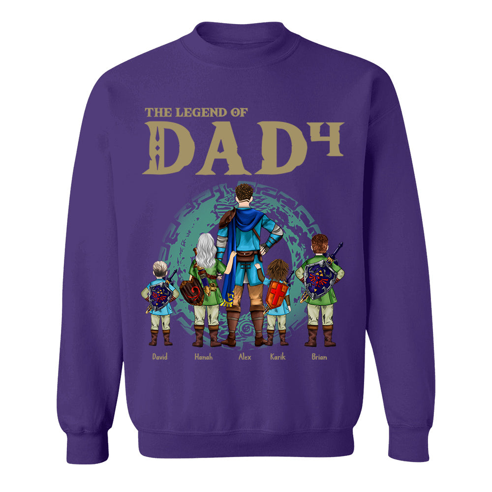 Personalized The Legend Of Dad Shirt Dad 3 Shirt, Father's Day Gift