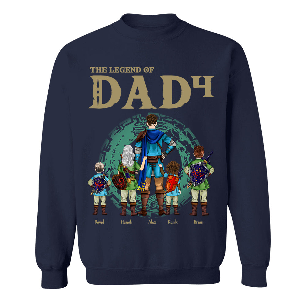 Personalized The Legend Of Dad Shirt Dad 3 Shirt, Father's Day Gift