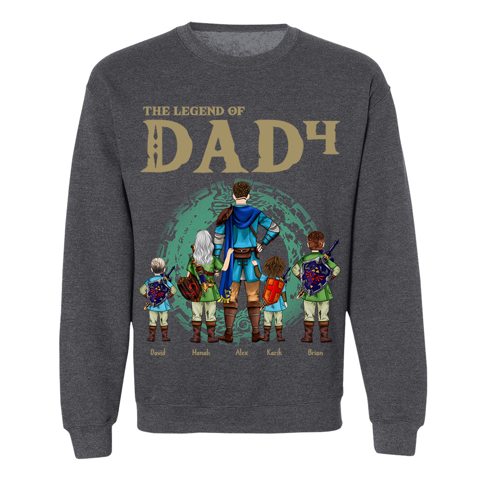 Personalized The Legend Of Dad Shirt Dad 3 Shirt, Father's Day Gift
