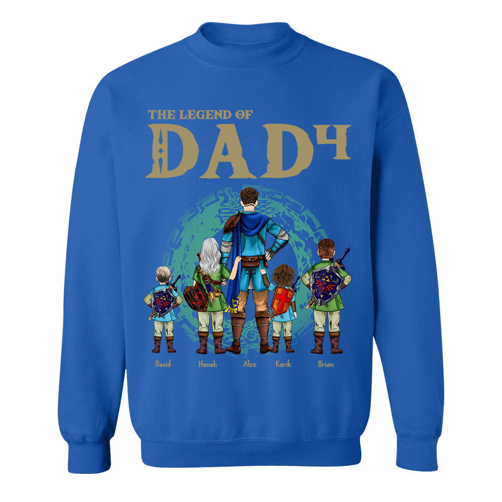 Personalized The Legend Of Dad Shirt Dad 3 Shirt, Father's Day Gift
