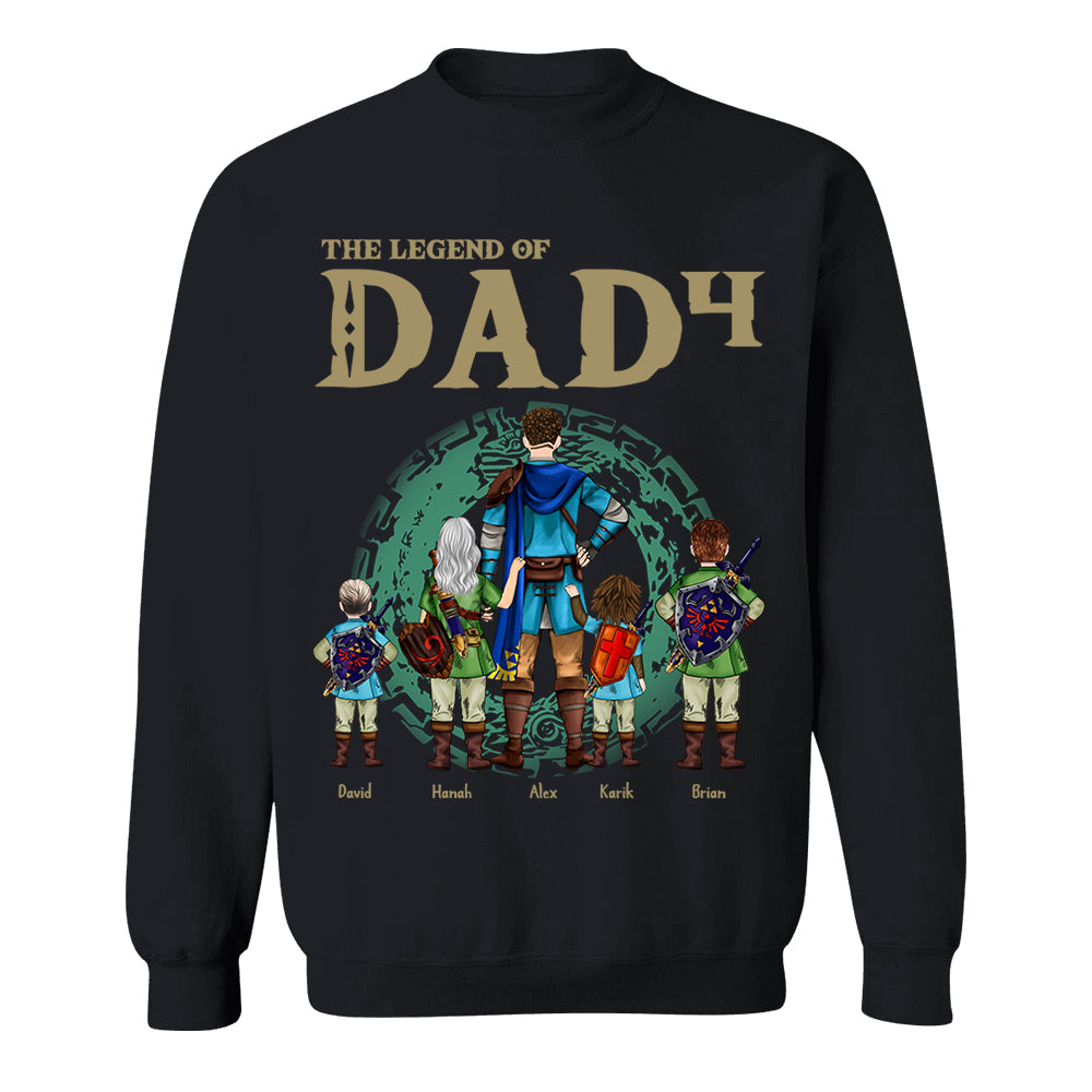 Personalized The Legend Of Dad Shirt Dad 3 Shirt, Father's Day Gift