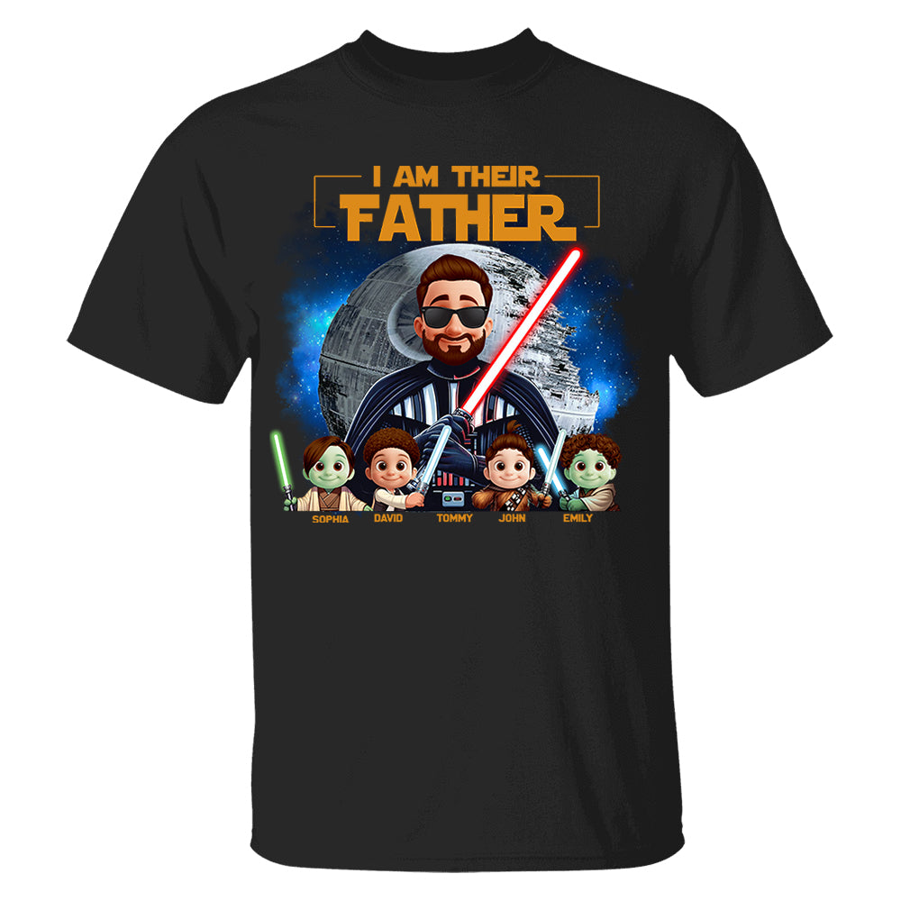 I Am Their Father - Custom Father's Day Shirt with Kids’ Name Vr2 Nh00