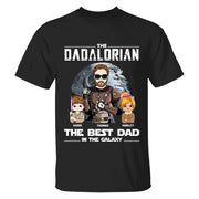 Personalized The Dadalorian The Best Dad In The Galaxy Shirt Gift For Dad - Birthday & Father's Day Gift
