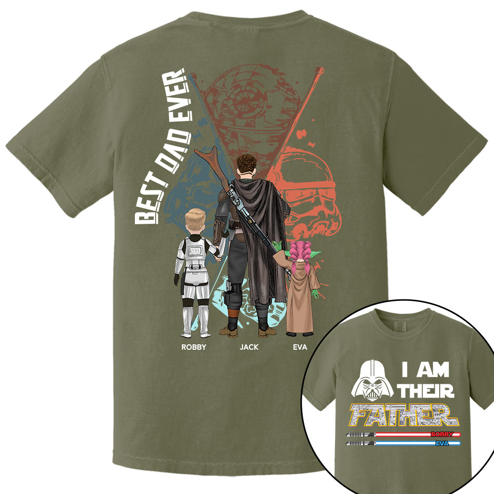 Custom I Am Their Father Shirt, Gift For Dad, Father's Day L0411 Li29