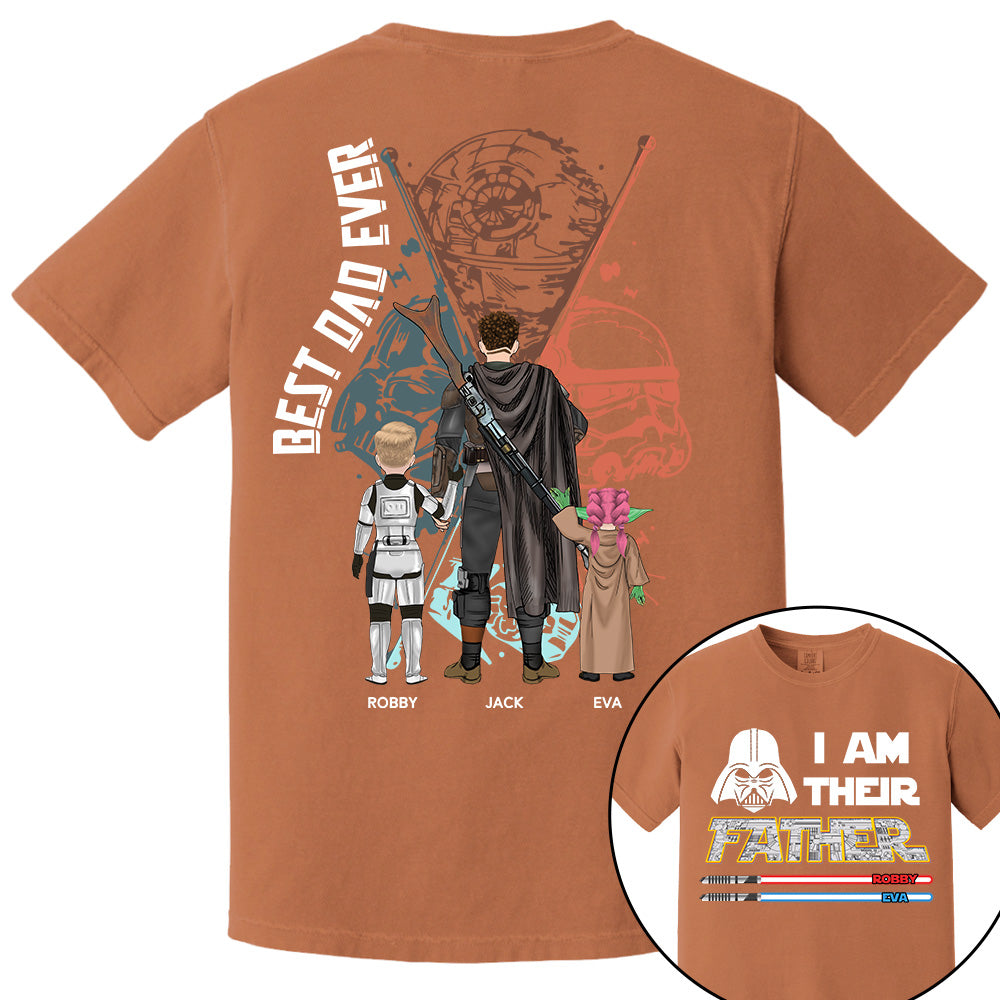 Custom I Am Their Father Shirt, Gift For Dad, Father's Day L0411 Li29