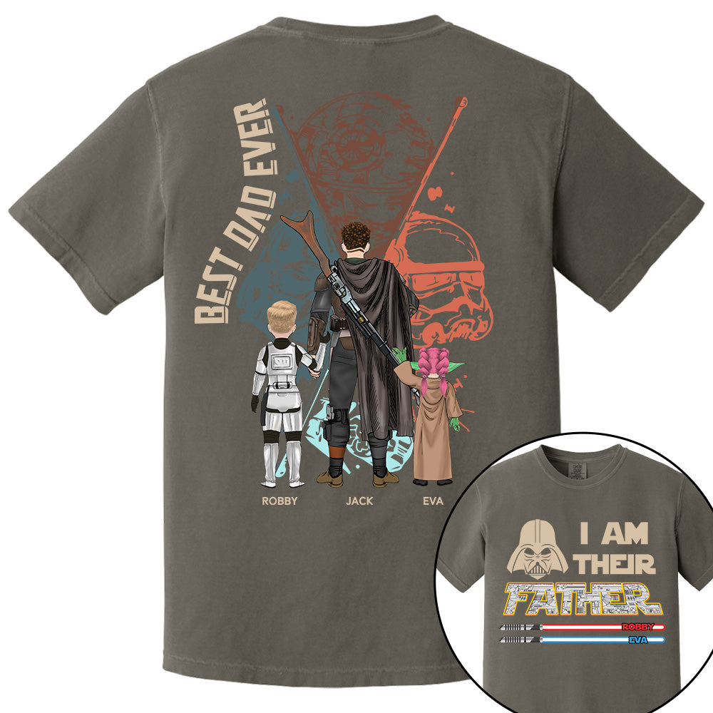 Custom I Am Their Father Shirt, Gift For Dad, Father's Day L0411 Li29