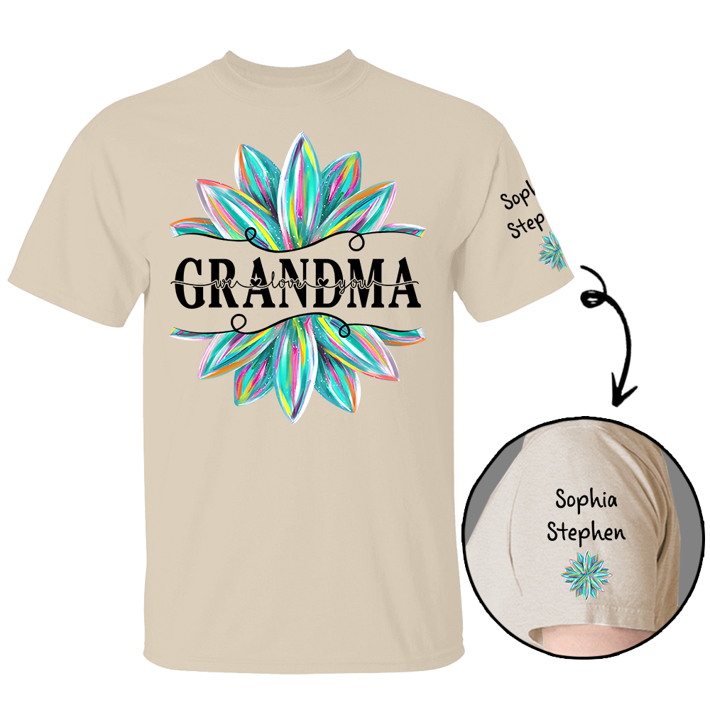 Nana We Love You - Personalized Shirt