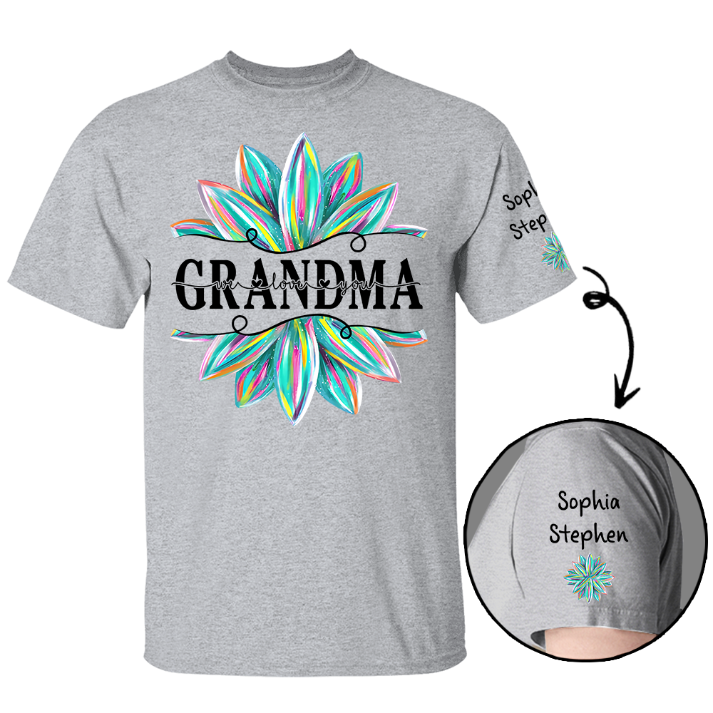 Nana We Love You - Personalized Shirt