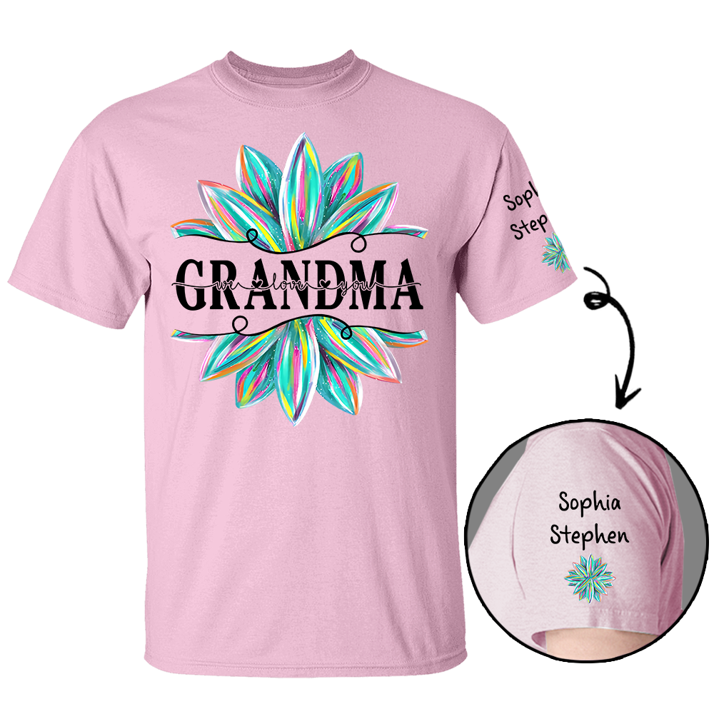 Nana We Love You - Personalized Shirt