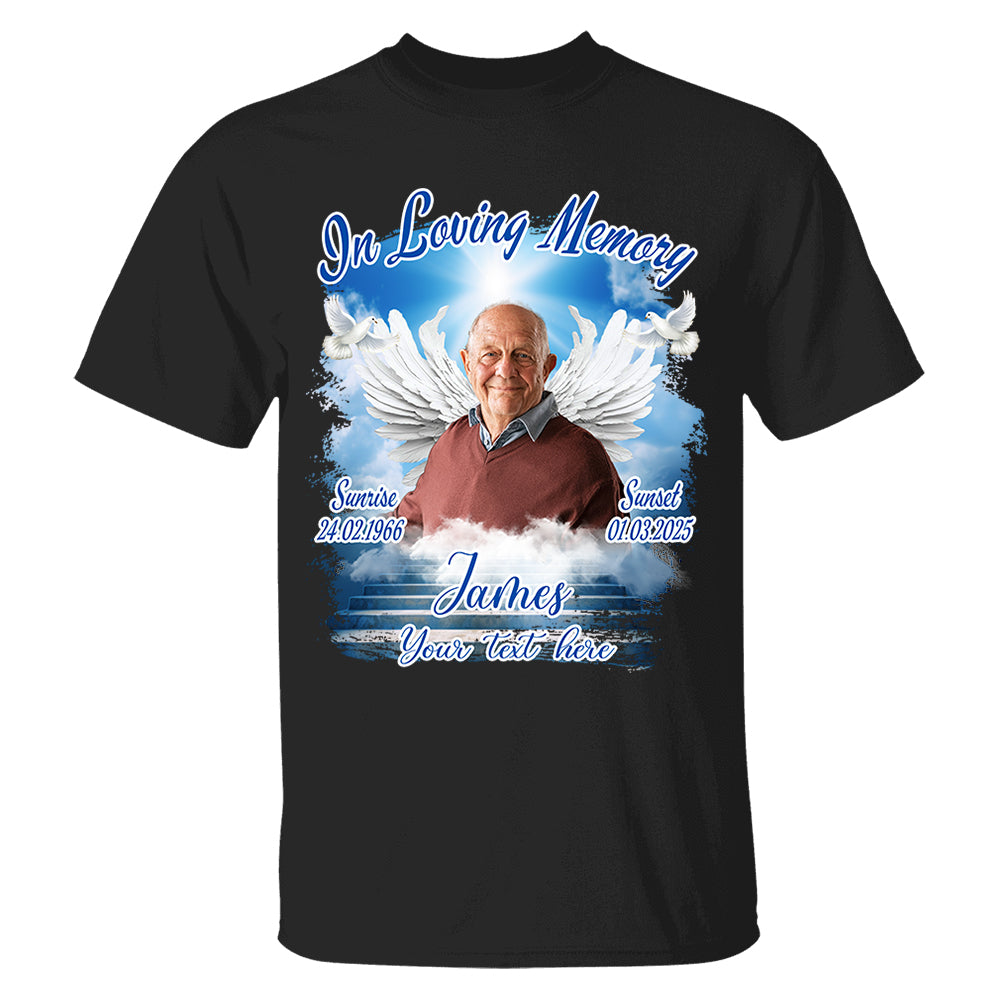Custom Upload Photo In Loving Memory Shirt Do99