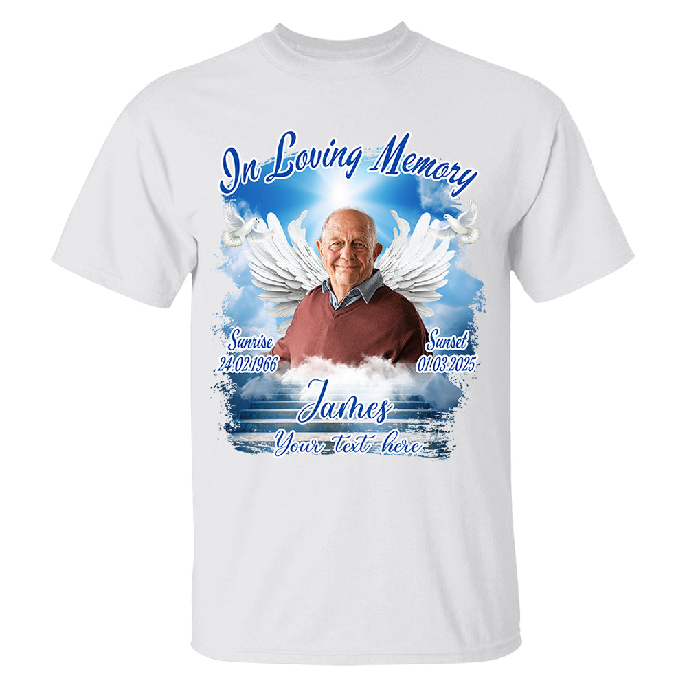 Custom Upload Photo In Loving Memory Shirt Do99