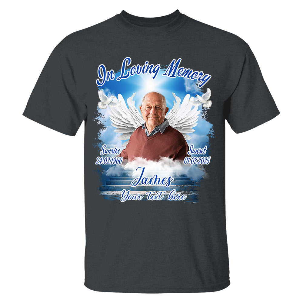 Custom Upload Photo In Loving Memory Shirt Do99