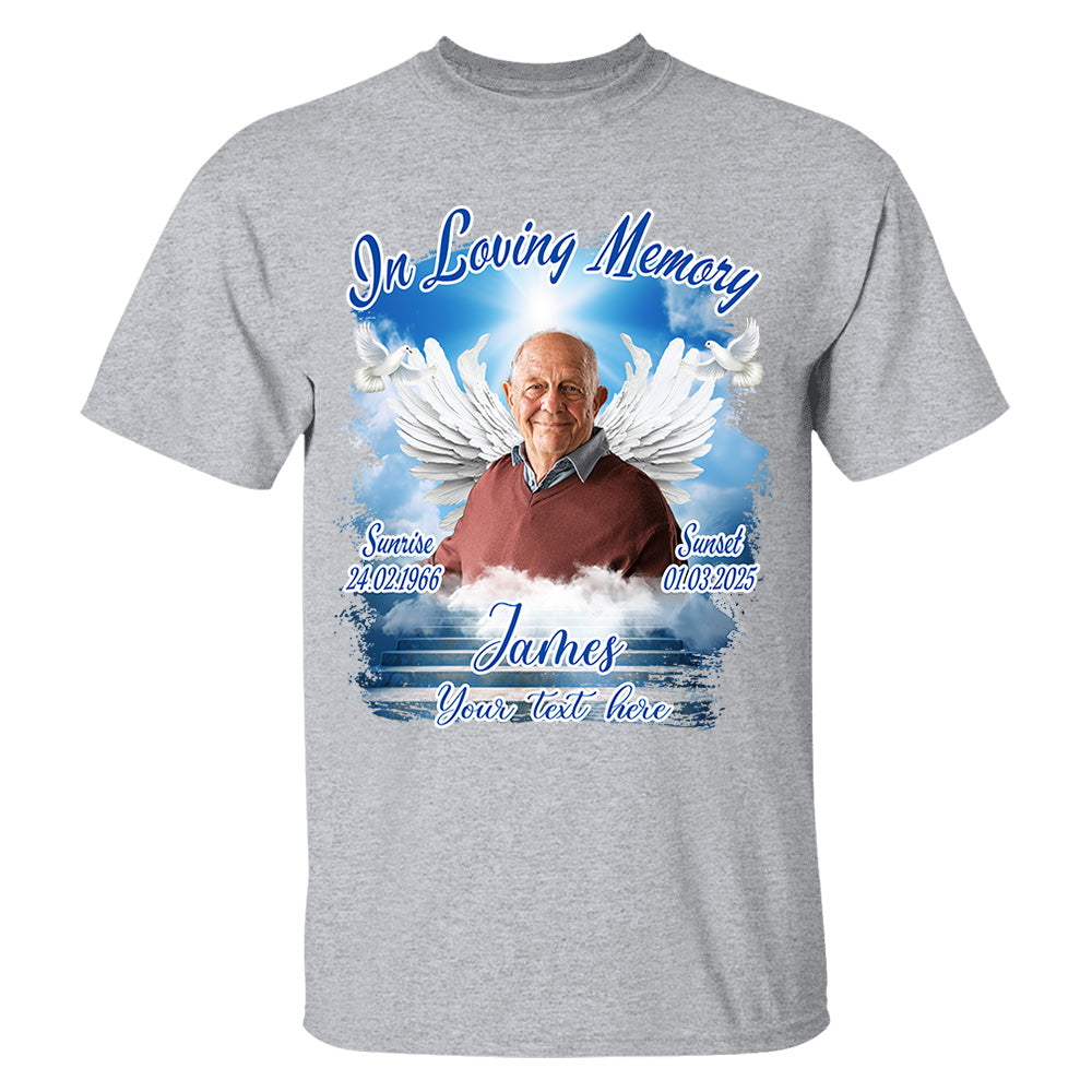 Custom Upload Photo In Loving Memory Shirt Do99