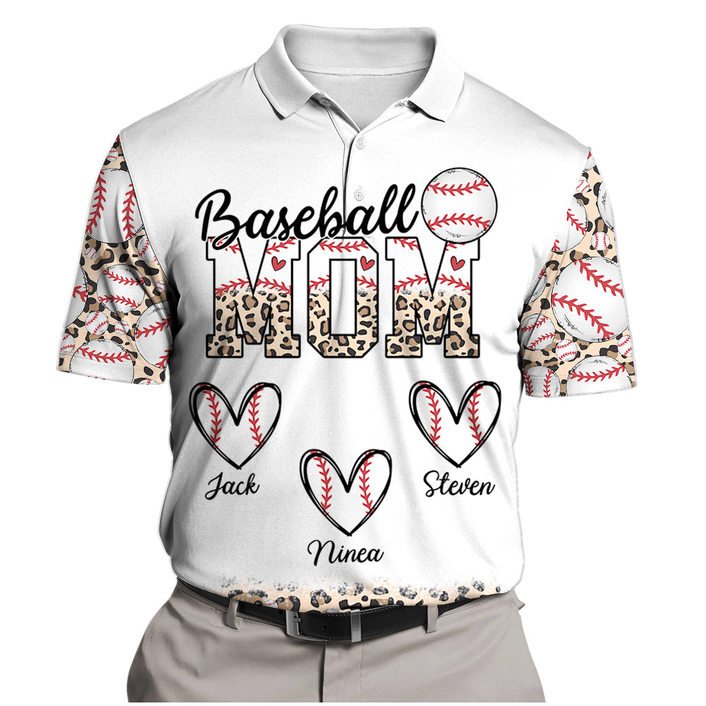Baseball Mom - Personalized All Over Print Shirt Tu20