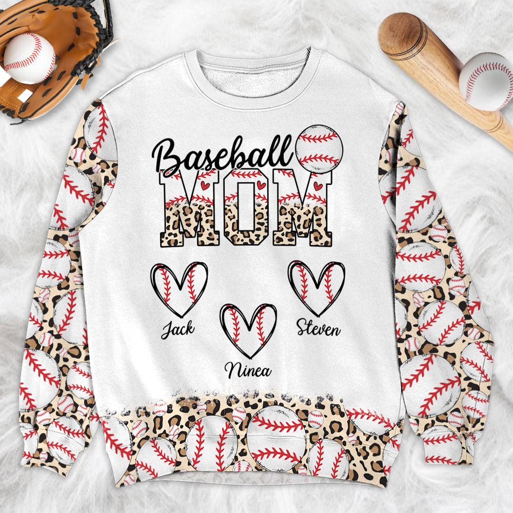 Baseball Mom - Personalized All Over Print Shirt Tu20