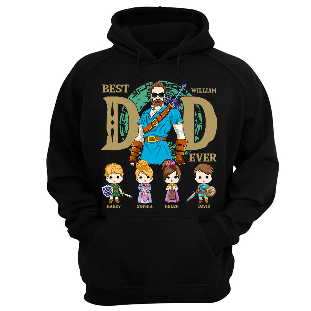 Best Dad Ever - Personalized Shirt Gift For Dad DO98
