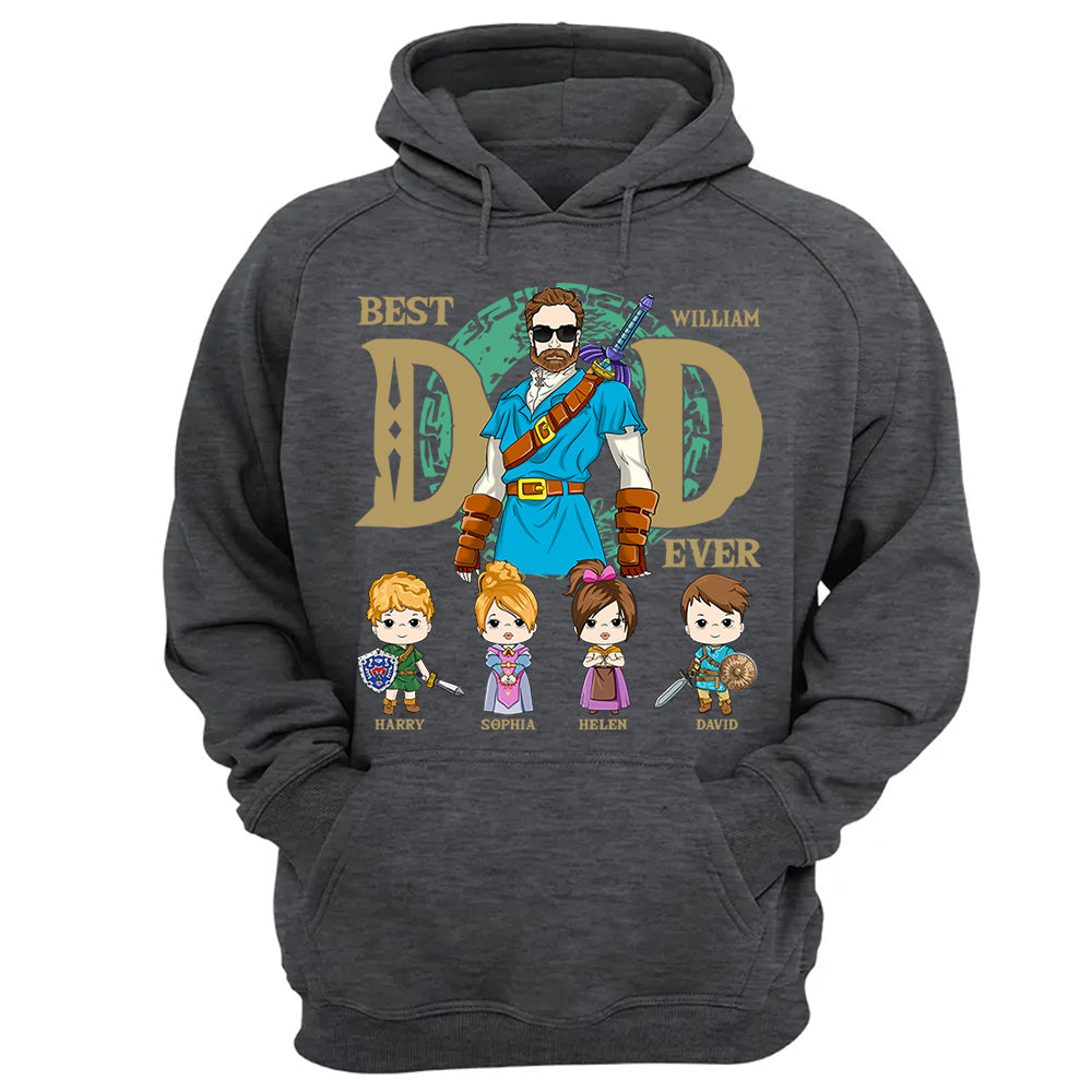 Best Dad Ever - Personalized Shirt Gift For Dad DO98
