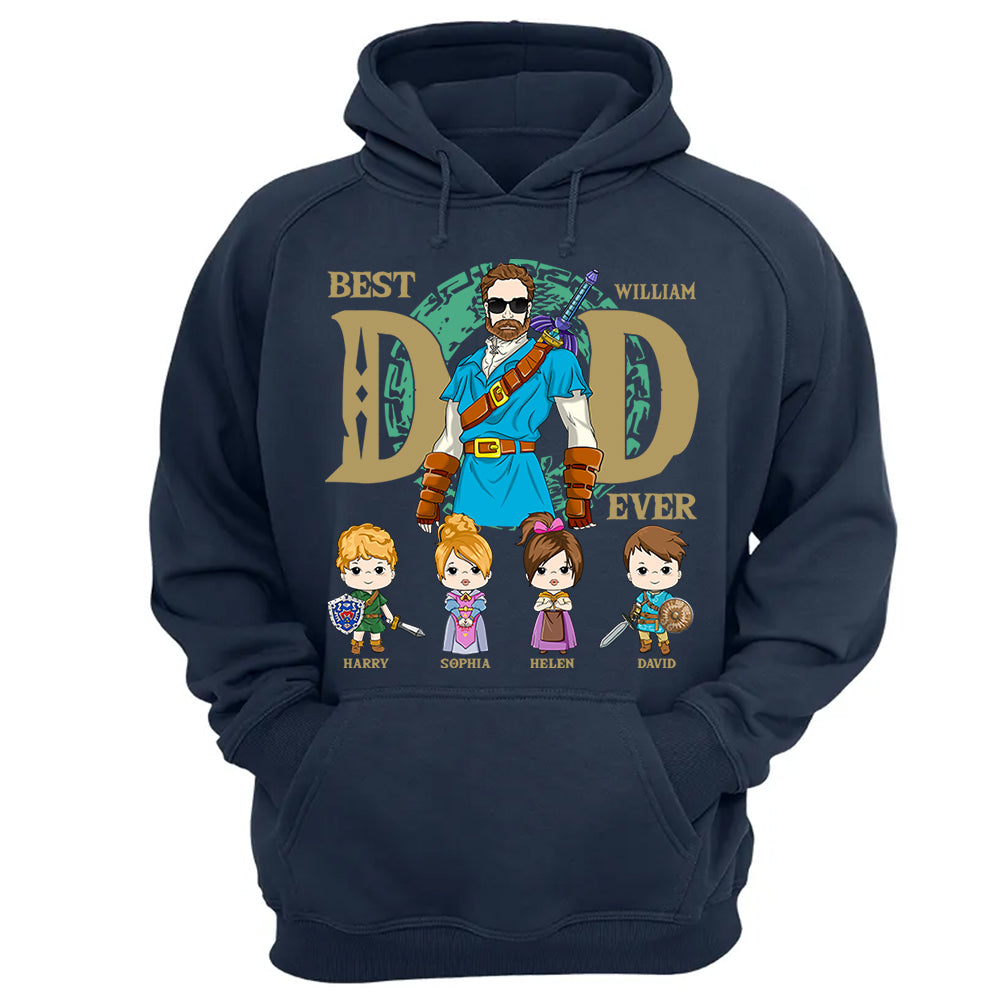 Best Dad Ever - Personalized Shirt Gift For Dad DO98