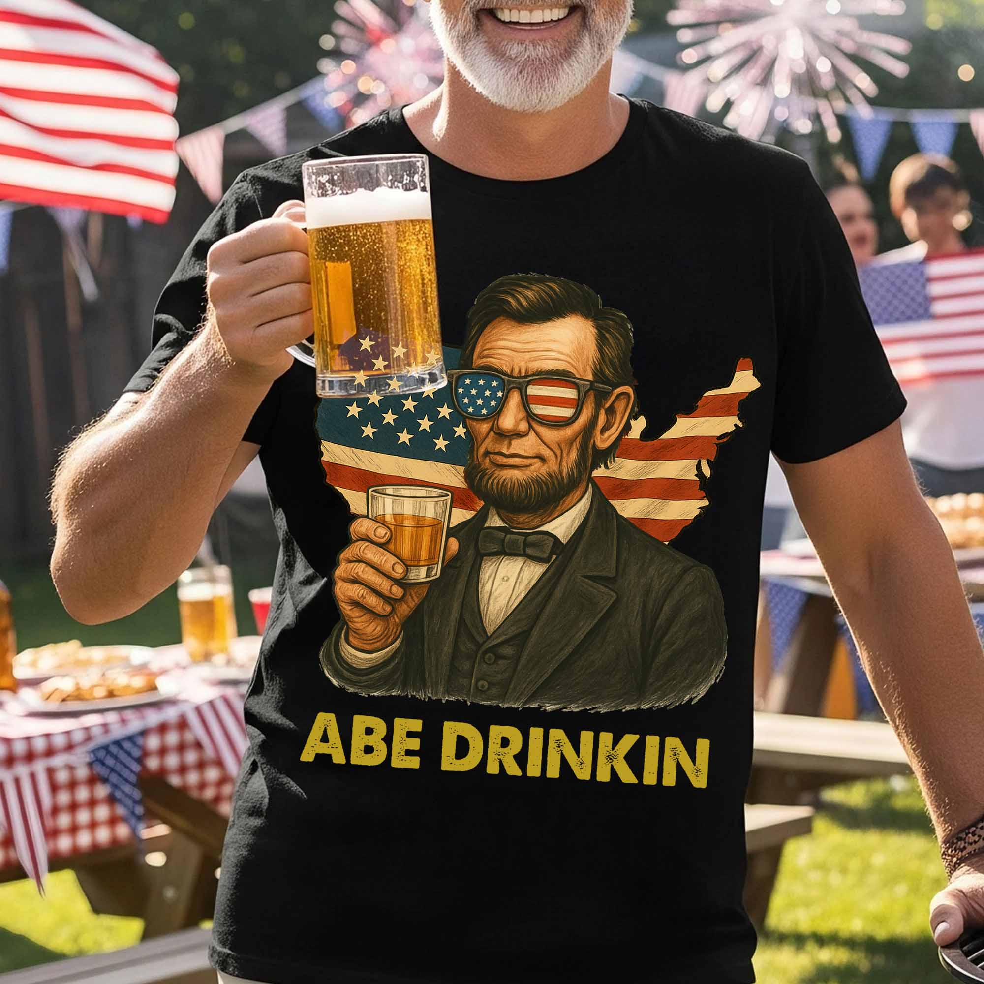 Funny American Drinking Shirt, Bachelor Party Shirts, Drunk Funny 4th Of July Shirt Pt99