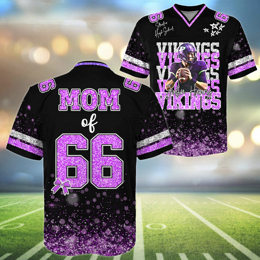 Custom Photos Football Jersey For Football Lovers - Personalized All Over Print Shirt NA04  Hv01