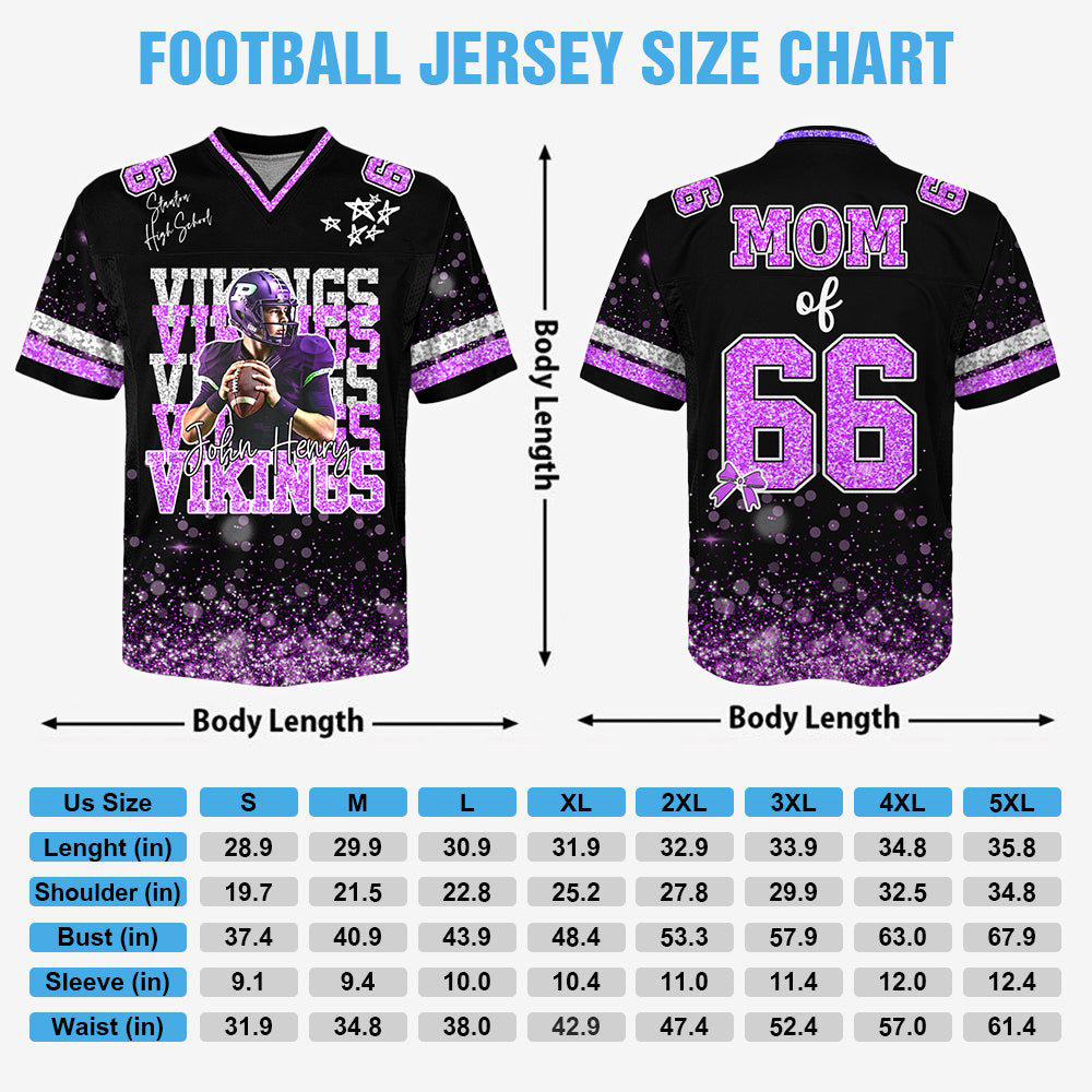 Custom Photos Football Jersey For Football Lovers - Personalized All Over Print Shirt NA04  Hv01