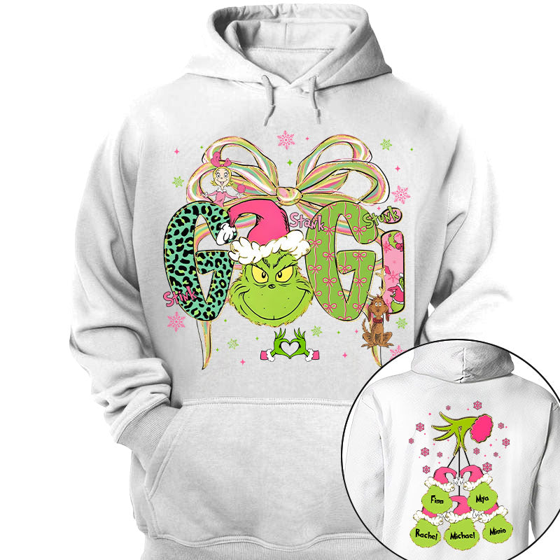 Grandma Christmas Sweatshirt - Personalized Gifts For Holly Jolly Xmas Ver 2 NA04