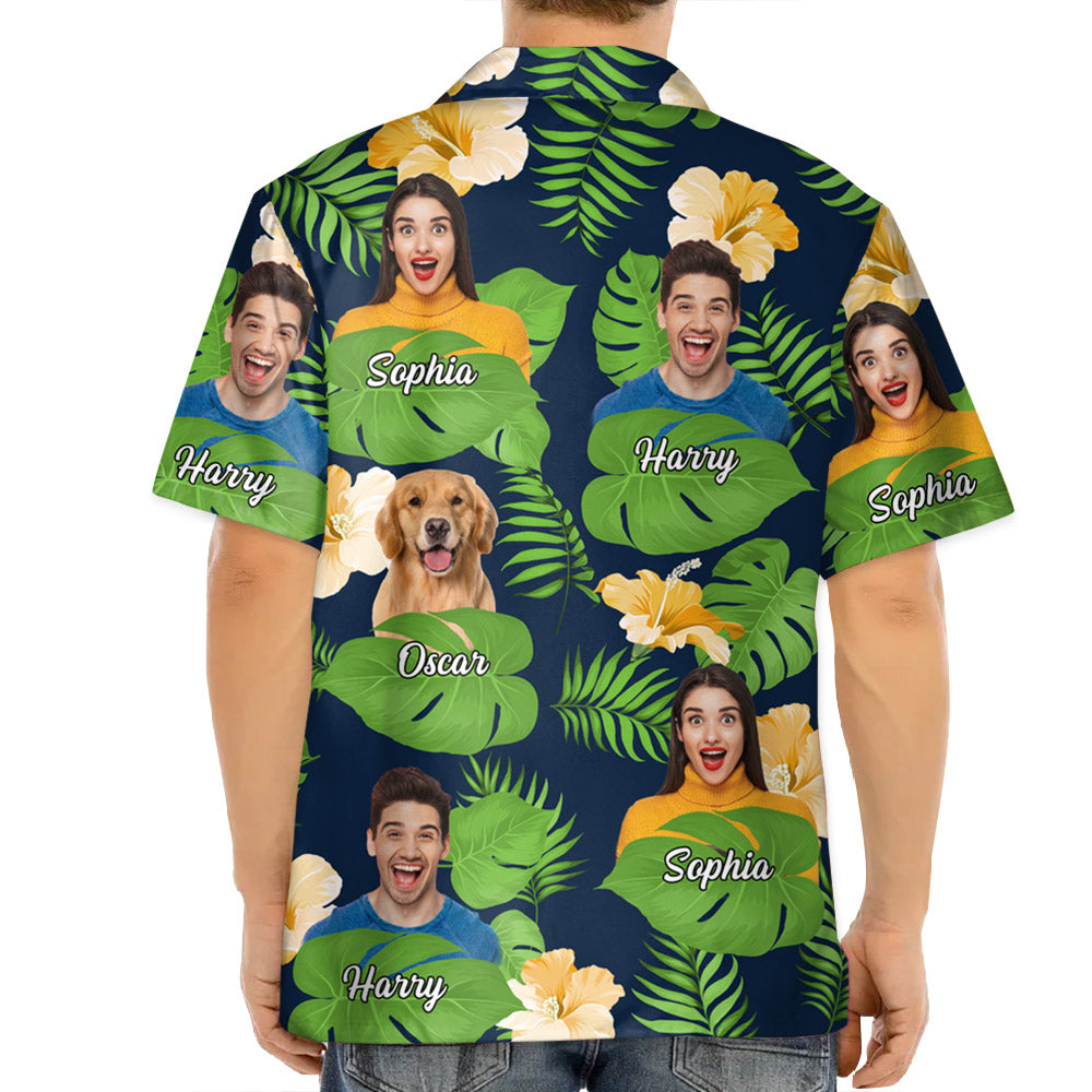 Personalized Father Day Gift Ideas Upload Photo Best Dad Ever Hawaii Shirt