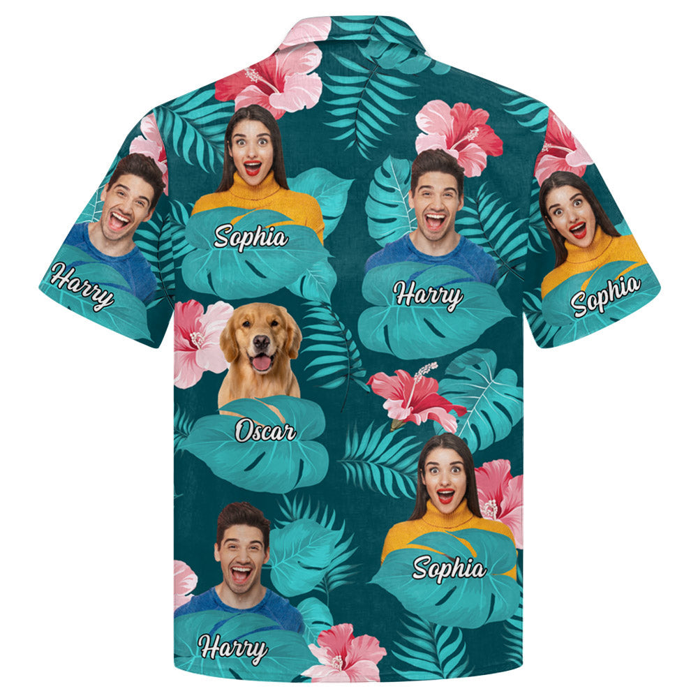 Personalized Father Day Gift Ideas Upload Photo Best Dad Ever Hawaii Shirt