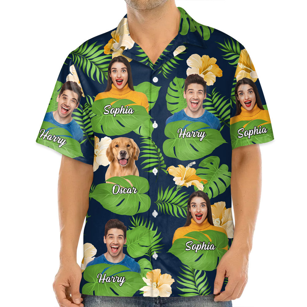 Personalized Father Day Gift Ideas Upload Photo Best Dad Ever Hawaii Shirt