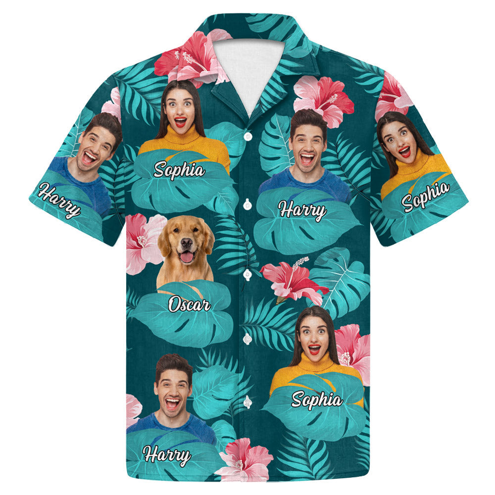 Personalized Father Day Gift Ideas Upload Photo Best Dad Ever Hawaii Shirt
