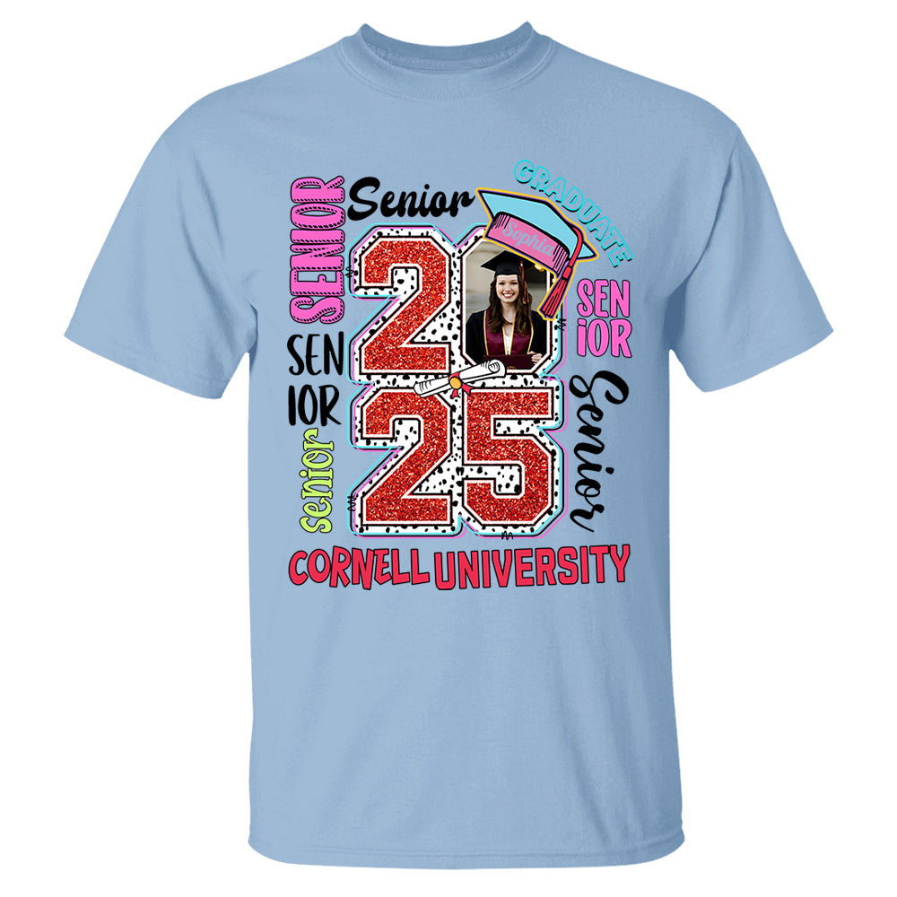 Senior 2025 Graduate, Retro Graduation Shirt - YN2103 Hn01