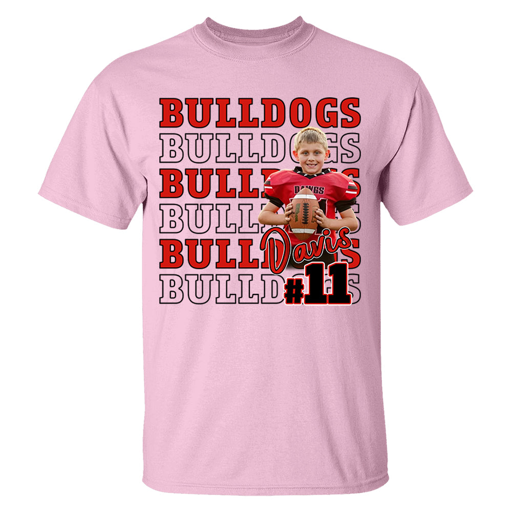 Custom Game Day Football Personalized Shirt Custom Photo Football Shirt Tu24  Hv01