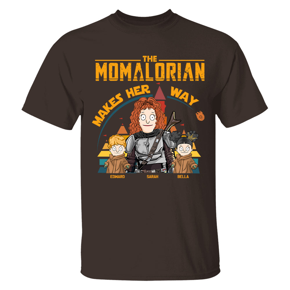 The Mamalorian Makes Her Way - Personalized Shirt For Mom New Tu24