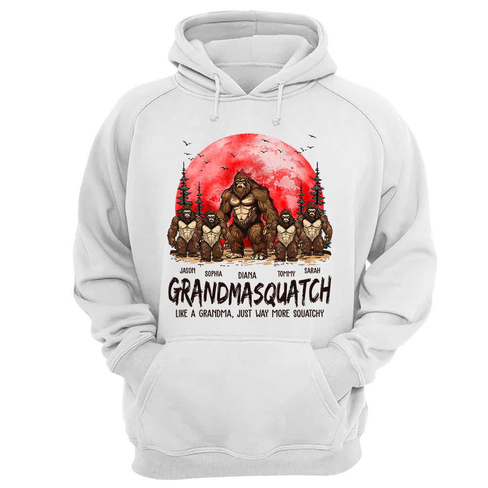 Grandmasquatch Like A Grandma Just Way More Squatchy - Personalized Shirt Gift For Grandma