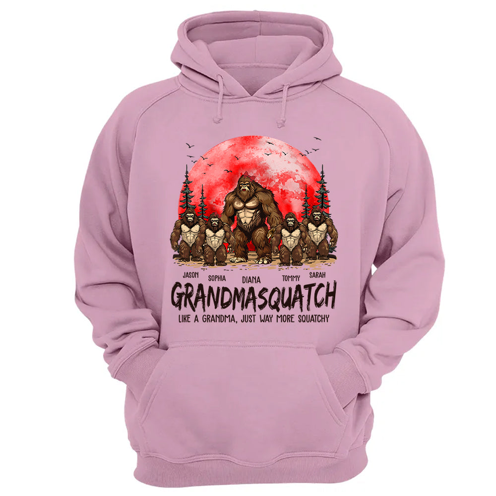 Grandmasquatch Like A Grandma Just Way More Squatchy - Personalized Shirt Gift For Grandma