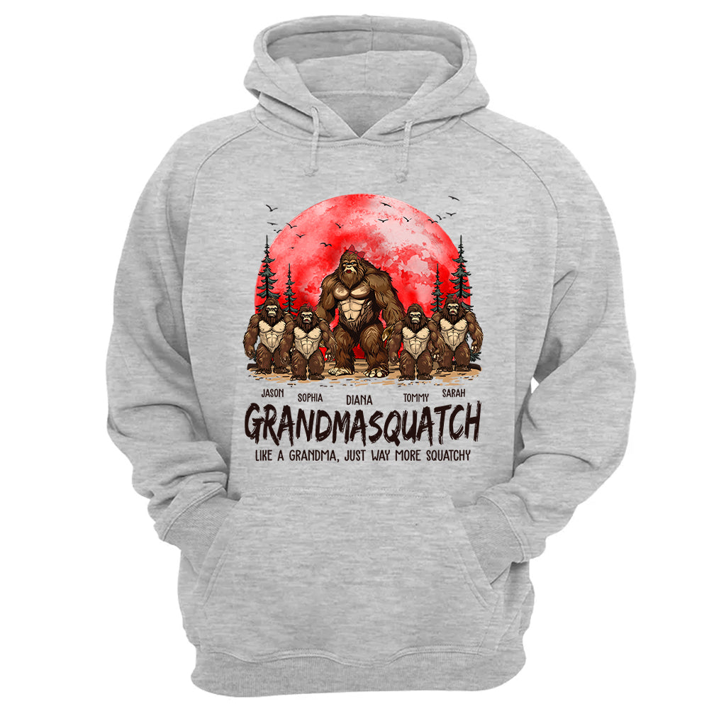 Grandmasquatch Like A Grandma Just Way More Squatchy - Personalized Shirt Gift For Grandma