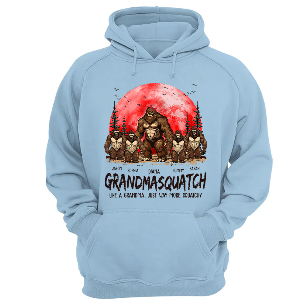 Grandmasquatch Like A Grandma Just Way More Squatchy - Personalized Shirt Gift For Grandma