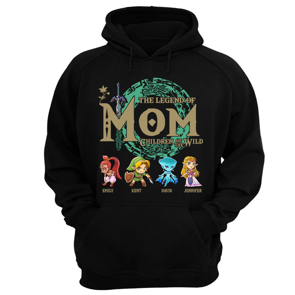 Personalized The Legend Of Mom Shirt, Children Of The Wild Gamer Shirt