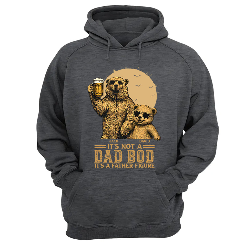 Personalized It's Not A Dad Bod It's A Father Figure Shirt, Father's Day - Papa Bear And Cubs, Gift For Dad Vr2 Pt99