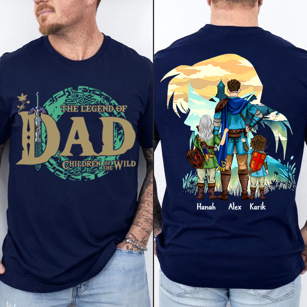 Personalized The Legend Of Dad Zelda Dad Shirt - Father's Day & Birthday Gift For Father Vr4
