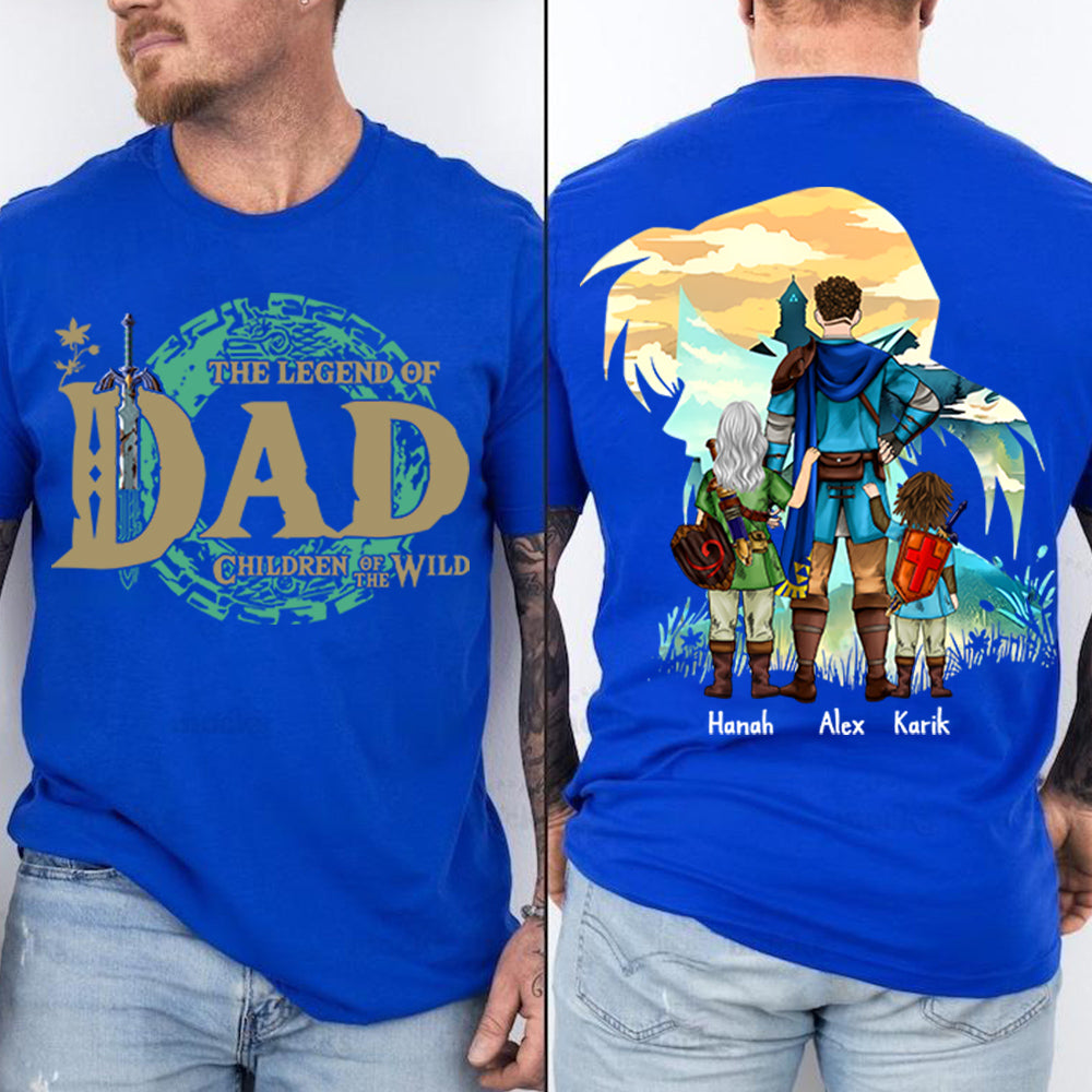 Personalized The Legend Of Dad Zelda Dad Shirt - Father's Day & Birthday Gift For Father Vr4