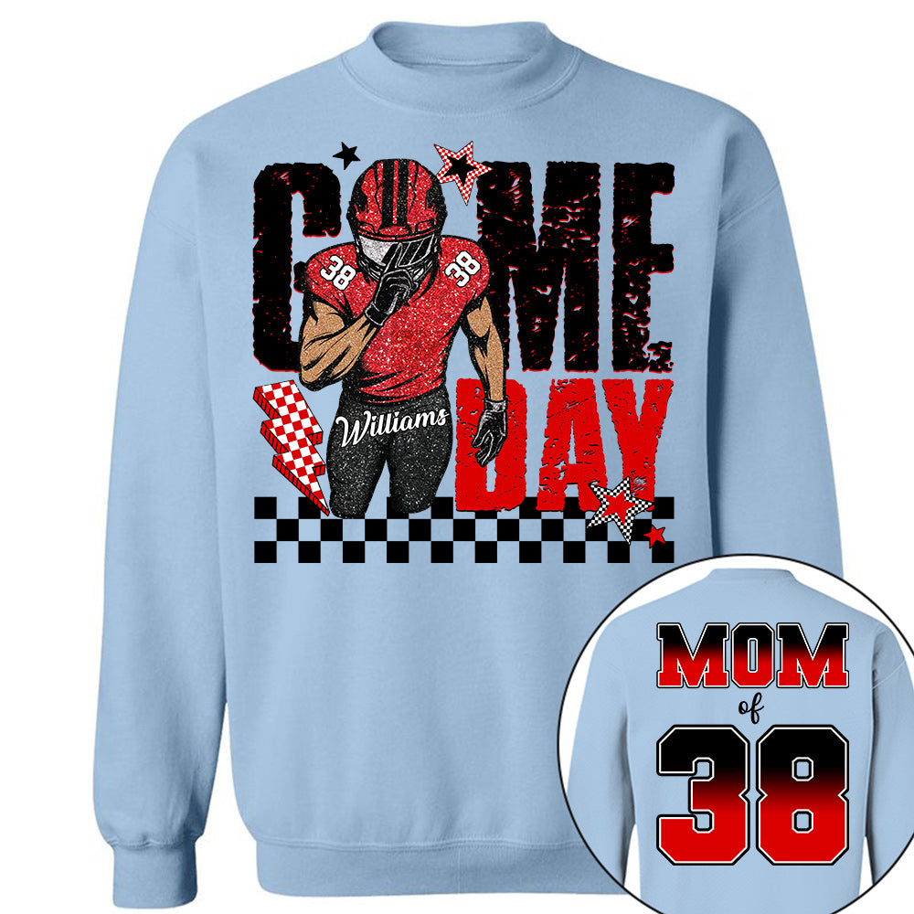 Custom Game Day Shirt, Football Mom, Game Day, Sports Mom, Football Mom TD22