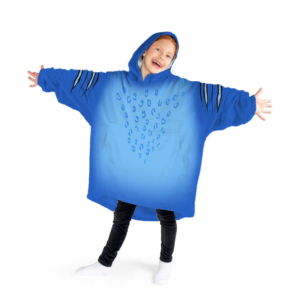 Oversized Fleece Hoodie Dinosaur Costumes for Adults & Kids Pt99